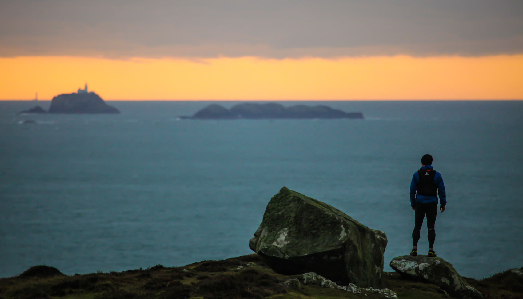 Taking it all in on St David's Head